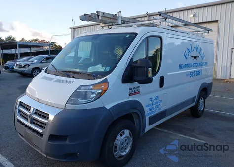 2017 Ram Promaster 1500 Low Roof 136 Wb from USA, damaged, VIN 3C6TRVAG8HE525913